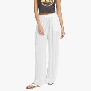 Volcom Women's Stoneshine Junki Wide Leg Beach Pant Size Medium